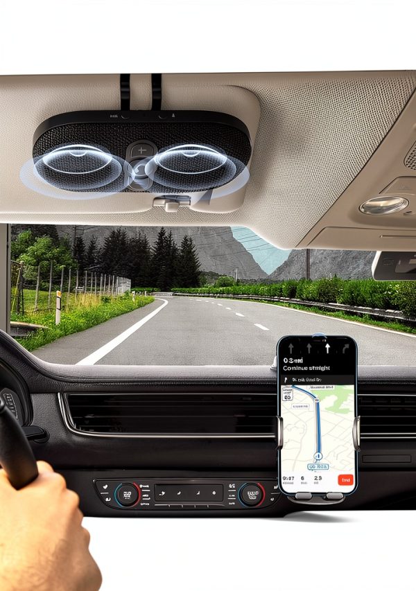 Bluetooth Car Kit Sunitec 6W Speaker Handsfree-8