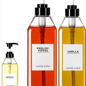 Nuogo PET Coffee Syrup Dispenser with Pump-0