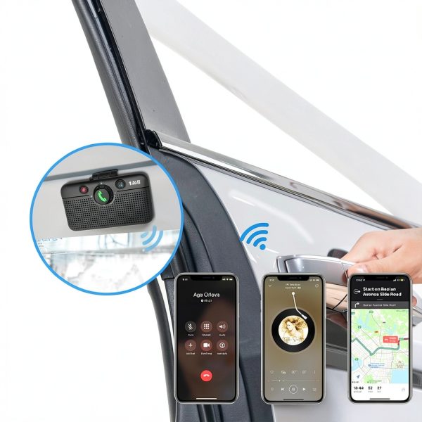 Bluetooth Car Speakerphone 1Mii MK02 40mm Driver-3