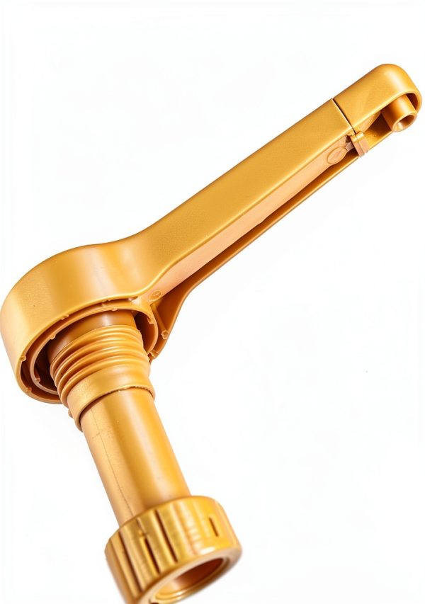 Gold Plastic Coffee Syrup Dispenser by Good Times Coffee Co.-2