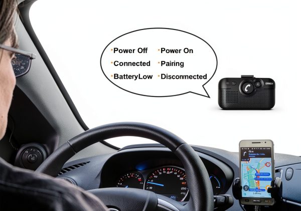 Bluetooth Car Speaker SUNITEC HD Audio HandsFree-4