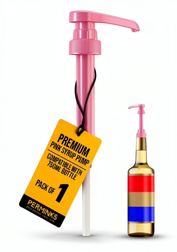 PERMINKS Skinny Syrup Pumps Plastic Design-0