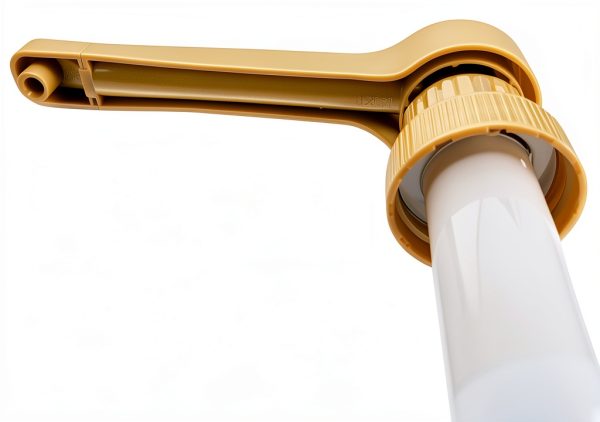 POFFYA Gold Plastic Sauce Pumps for Commercial Use-5
