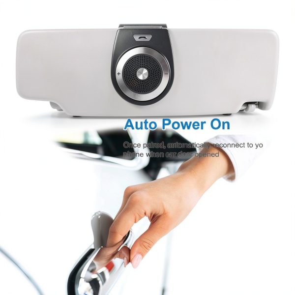 Wodgreat Bluetooth Car Speakerphone Handsfree Kit-4
