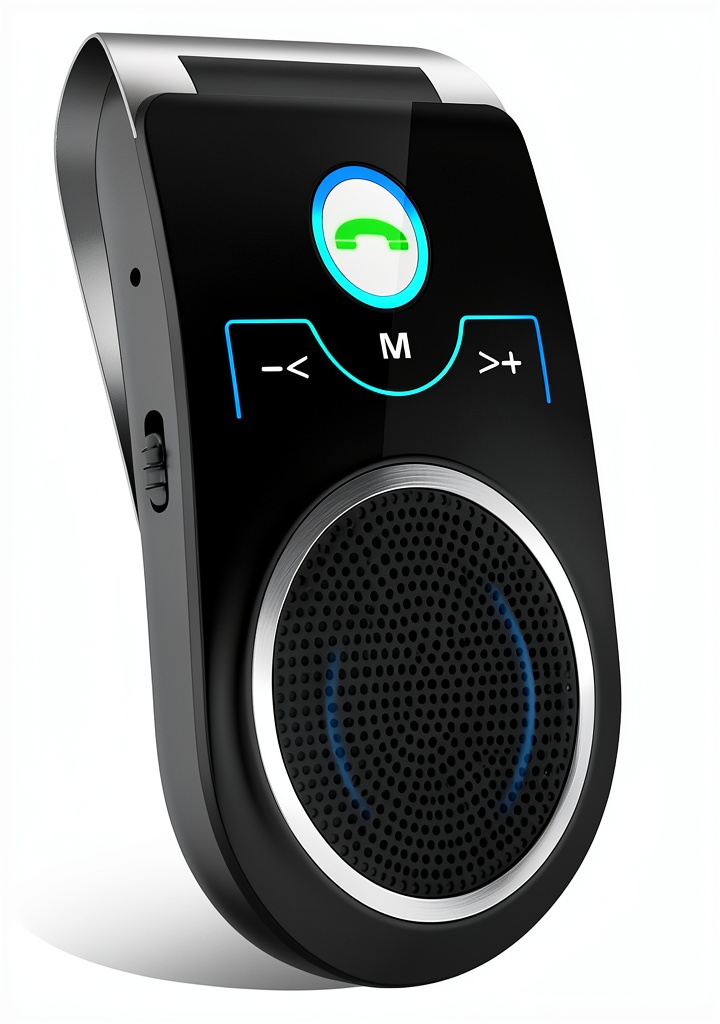 Wodgreat Bluetooth Car Speakerphone installed on a car dashboard