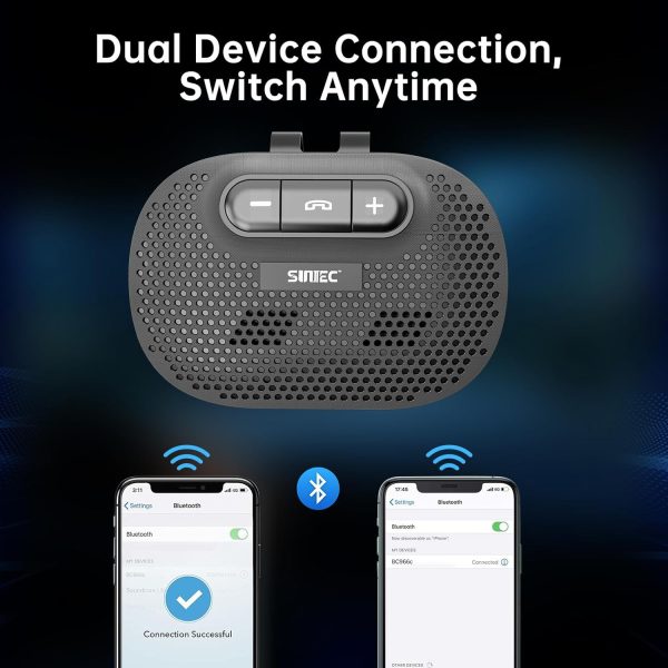 Bluetooth Car Speaker SUNITEC BC966C-4