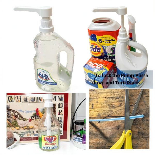Gallon Pump Serious Soil White Plastic Dispenser-5
