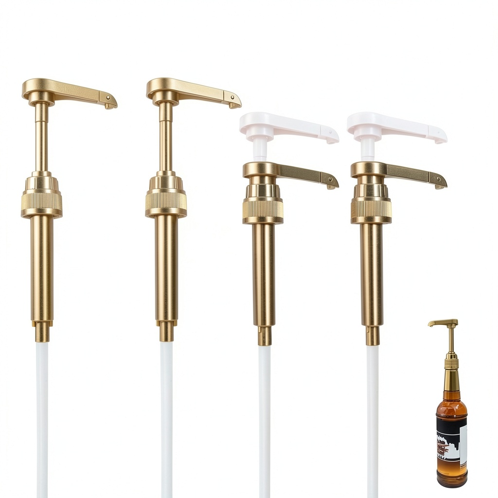 Syrup Pump Compatible Syruvia on a wooden desk