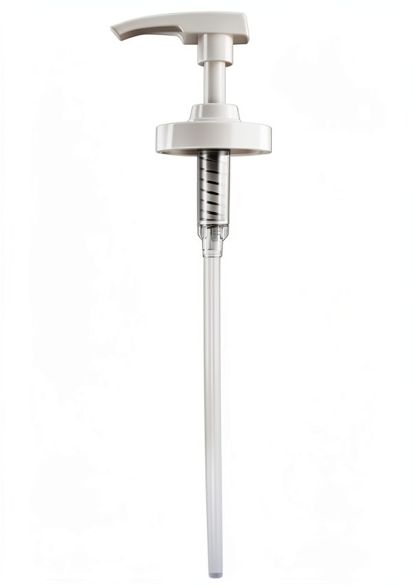 Cholula Manual Pump Dispenser White Plastic-0