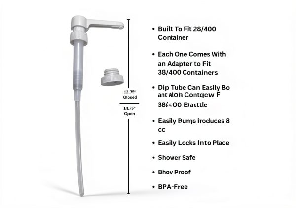 Gallon Pump Serious Soil White Plastic Dispenser-1