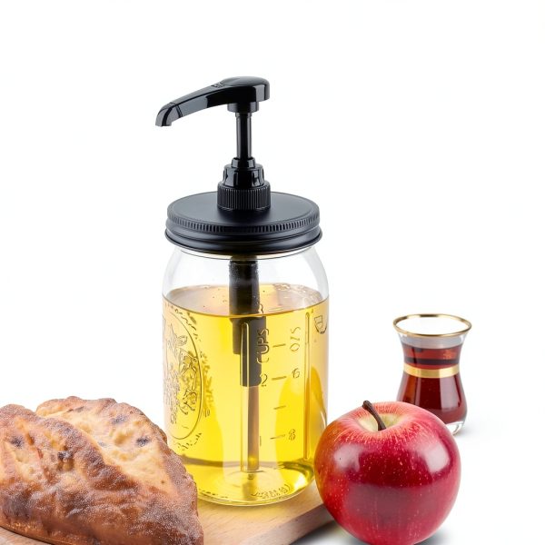 Mason Jar Syrup Dispenser GMJYAN BPA Free Pump-1
