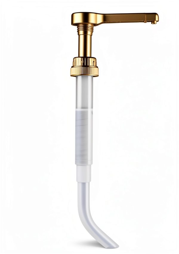 Gold Plastic Coffee Syrup Dispenser by Good Times Coffee Co.-0