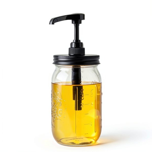 Mason Jar Syrup Dispenser GMJYAN BPA Free Pump-2