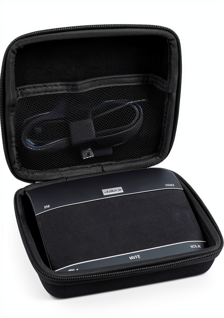 Hermitshell hard travel storage case for Jabra Freeway Bluetooth In-Car Speakerphone
