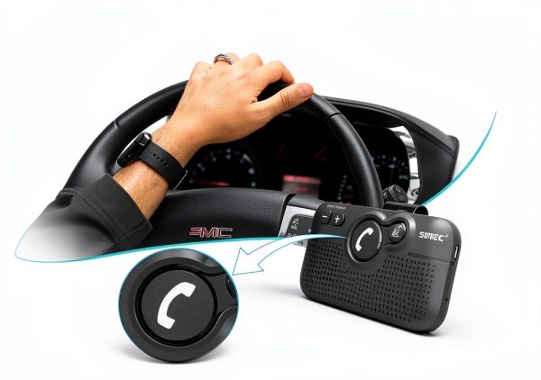 Bluetooth Car Speaker SUNITEC HD Audio HandsFree-5