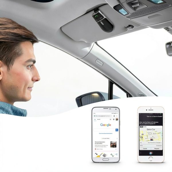 SUNITEC Bluetooth Handsfree Car Kit for Easy Calls-2