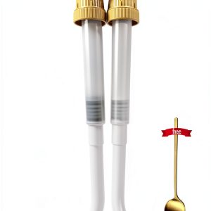 POFFYA Gold Plastic Sauce Pumps for Commercial Use-0