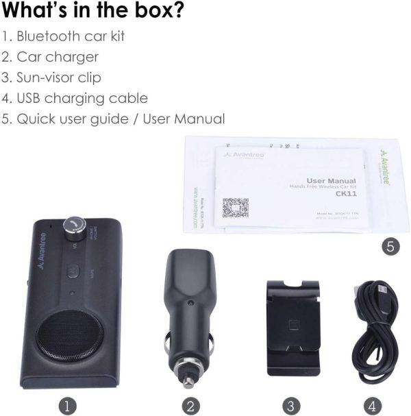 Avantree CK11 Bluetooth Speakerphone for Cars-5