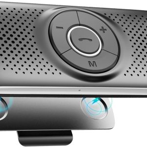 AGPTEK Car Bluetooth Speaker Handsfree Black-0