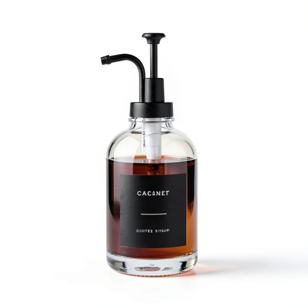 Mzowgzk Glass Coffee Syrup Dispenser Set-2