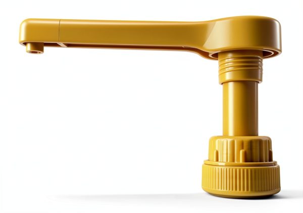 POFFYA Gold Plastic Sauce Pumps for Commercial Use-3