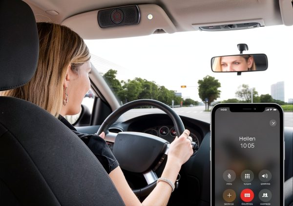 Skybess Bluetooth Car Speakerphone Handsfree-2