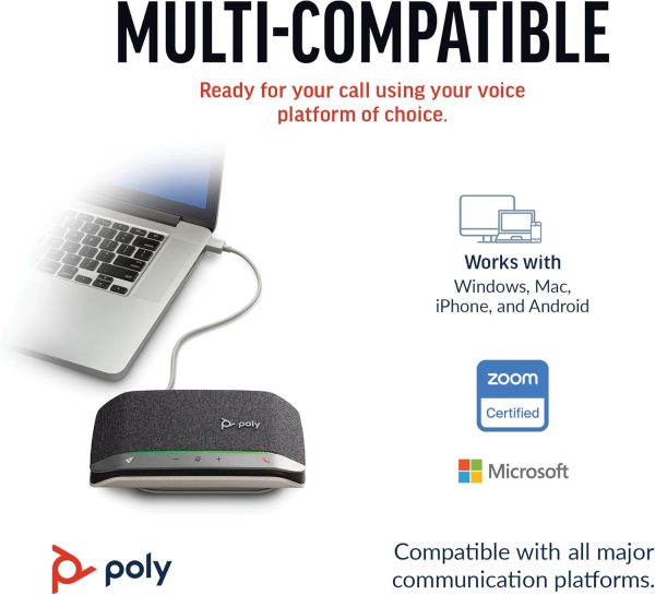 Poly Sync 20 Bluetooth Speakerphone for Computers-6