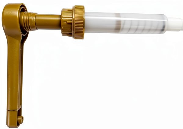 POFFYA Gold Plastic Sauce Pumps for Commercial Use-4