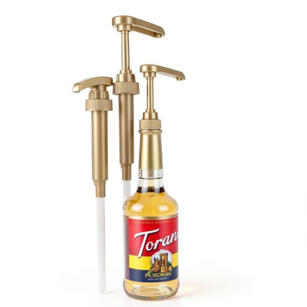 Gold Kinfira Syrup Pump Cylindrical Design-3