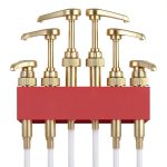 Gold Kinfira Syrup Pump Cylindrical Design-0