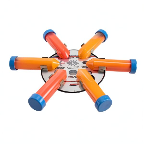 SI-H506 Horizontal Tube Holder Scientific Industries Holds Six 50mL-0