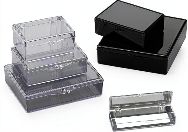 Western Blot Box EMS Med Rect 3½x2-9/16x1 in 5 Pack Gel Hinged Lid-0