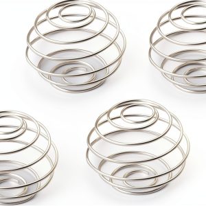 Supplements Shaker Ball 4pcs by YOFAN 2-Inch Stainless Steel Whisk-0